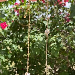 Kate Spade Marmalade Elegant Gold Necklace with Crystal Accents